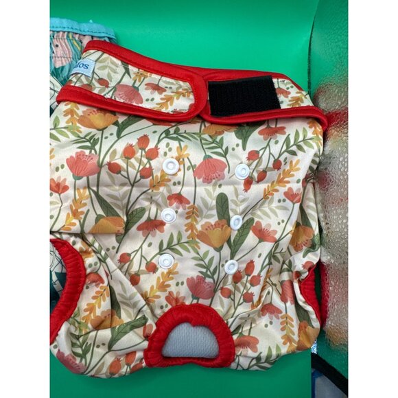 Reusable pet Cloth Diapers With Adjustable Snaps & Elastic Waistband Size L Leak - Picture 3 of 7